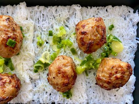 Vietnamese Pork Meatballs with Vermicelli