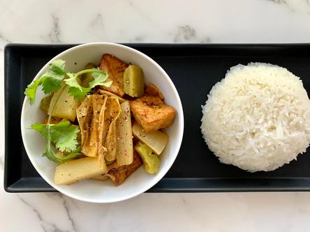 Braised Vegetables with Rice